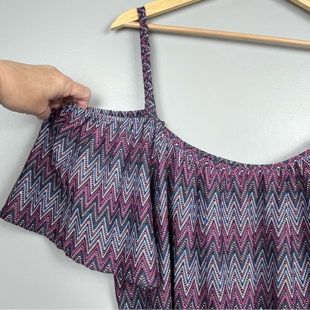 Ruby Ribbon Multicolor Off Shoulder Lightweight F… - image 5